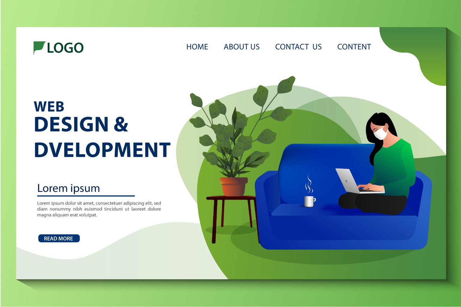 Website Landing Page